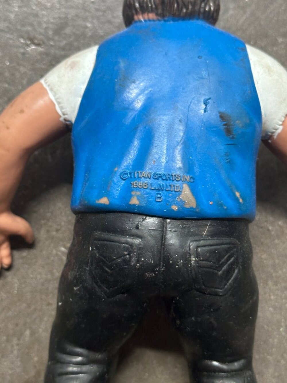 Vintage 1986 WWF LJN Wrestling Superstars Series 3 Capt. Lou Albano With White - Picture 4 of 8